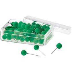 MAGNETOPLAN Pinwand-Nadeln 111165005 gr&uuml;n, 6x19mm 100 St&uuml;ck