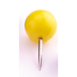 MAGNETOPLAN Pinwand-Nadeln 111165102 gelb, 6x17mm 100 St&uuml;ck