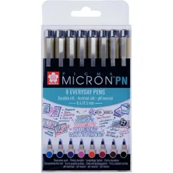 SAKURA Pigma Micron PN POXSDKPN8 Everyday, 8 Farben