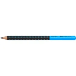 FABER-CASTELL Bleistift Jumbo Grip HB 511910 Two Tone schwarz/blau