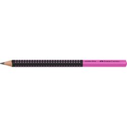 FABER-CASTELL Bleistift Jumbo Grip HB 511911 Two Tone schwarz/pink