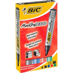 BIC Permanent Marker 2300 8209222 ass., 4 St&uuml;ck