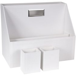 BIGSO BOX OF SWEDEN Pultorganisator 15753700 Hurry weiss 34.5x28x19.5