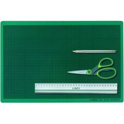 LINEX Schneidematte 400111887 A3, gr&uuml;n, 4-teilig
