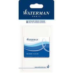 WATERMAN Tintenpatrone S0713021 blau, 8 St&uuml;ck