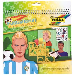 FOLIA Schablonenbuch Fussballprofi 41205 gross, 5 St&uuml;ck, 36 Seiten