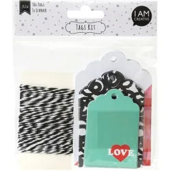 I AM CREATIVE Geschenkanh&auml;nger 4089.472 Set Love, 30 St&uuml;ck