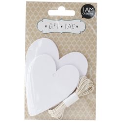 I AM CREATIVE Geschenkanh&auml;nger 4088.37 BOHO Herz, 20 St&uuml;ck