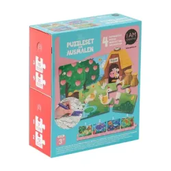 I AM CREATIVE Puzzleset 4087.552 zum Ausmalen ab 3 Jahre