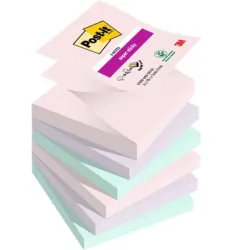 POST-IT Super Sticky Z-Notes 76x76mm R330-6SS-Soul Soulful 4 Farben 6 x 90 Blatt