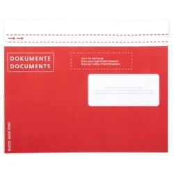 ELCO Dokumententasche Quick Vitro 29124.80 C5 rot f. rechts 250Stk
