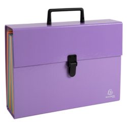 EXACOMPTA F&auml;chermappe Aquarel A4 56765E mauve 18 F&auml;cher