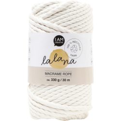 Lalana - Bastelwolle, 30M, Creme