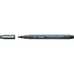 PENTEL Fineliner Pigment Call. 3.0 mm S20P-C3A POINTLINER, schwarz