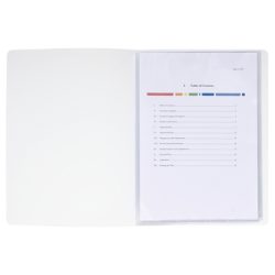 EXACOMPTA Sichtbuch A4 58109E weiss 10 Taschen