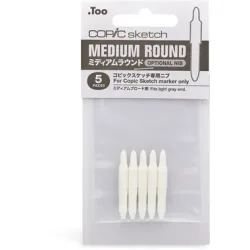 COPIC Ersatzspitze Sketch 21075R Medium Round, 5 St&uuml;ck