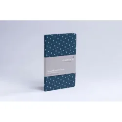 GMUND Bavarian Book 13.5x20cm 39425 gr&uuml;nblau, dotted 112 Seiten