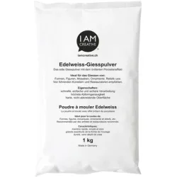 I AM CREATIVE Edelweiss Giesspulver MAA900101 weiss 1 kg
