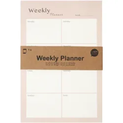 I AM CREATIVE Wochenplaner 14x21cm MAA4005.26 rosa 80 Blatt
