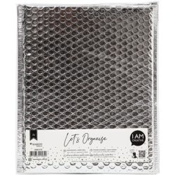 I AM CREATIVE Geschenktasche Let`s Organize MAA4088.076 metallic silber 3 St&uuml;ck