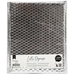 I AM CREATIVE Geschenktasche Let`s Organize MAA4088.076 metallic silber 3 St&uuml;ck
