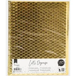 I AM CREATIVE Geschenktasche Let`s Organize MAA4088.077 metallic gold 3 St&uuml;ck