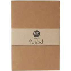 I AM CREATIVE Notizbuch A5 MAA4005.09 natur 60 Seiten