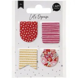 I AM CREATIVE Bookmark Let`s Organize MAA4035.05 magnetisch, 4 assorted