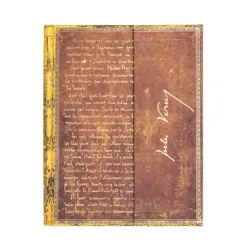 PAPERBLANKS Notizbuch Ultra PB6497-8 Verne Reise Erde, lin.