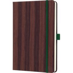 CONCEPTUM Notizbuch A5 CO673 dark wood, dots 194 Seiten
