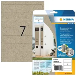 HERMA Etiketten 192,0 x 38,0 mm 10759 aus Silphie-Papier 140 St&uuml;ck