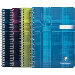 CLAIREFONTAINE Spiralheft ass. A5 8536 liniert 50 Blatt
