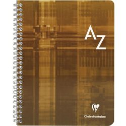 CLAIREFONTAINE Spiralheft mit Index ass. A5 8549 5mm 90 Blatt