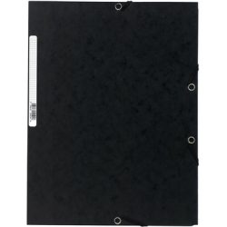 EXACOMPTA Gummibandmappe A4 55501E schwarz