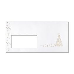 SIGEL Weihnachts-Umschlag Golden DU084 Tree, 90 g, DIN lang 50 St&uuml;ck