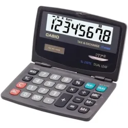 CASIO Taschenrechner SL-210TE SL-210TE Solar, 10-stellig dunkelblau
