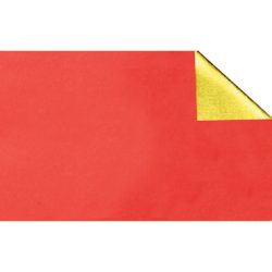 URSUS Bastelfolie Alu 50x80cm 4442106 90g, rot/gold