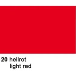 URSUS Seidenpapier 50x70cm 4642220 hellrot 6 Bogen