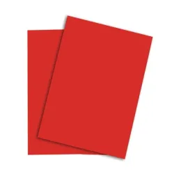 PAPYRUS Rainbow Papier FSC A3 88042478 intensivrot, 80g 500 Blatt