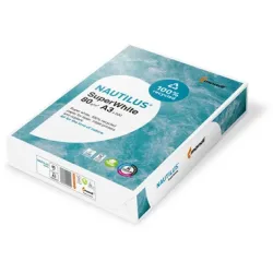 MONDI Nautilus Super White A3 88043658 80g, recycling 500 Blatt
