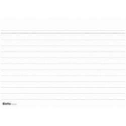 BIELLA Karteikarten liniert A5 230530 weiss, 210x148mm 100 Stk.