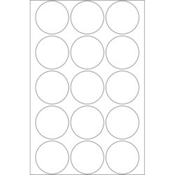 HERMA Markierungspunkte 32mm 2270 weiss 480 St./32 Blatt