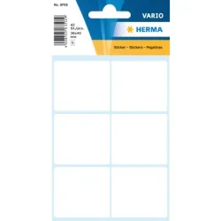 HERMA Etiketten 36&times;40mm 3753 weiss 42 St&uuml;ck