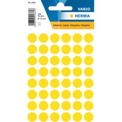 HERMA Markierungspunkte 13mm 1861 gelb 240 St&uuml;ck