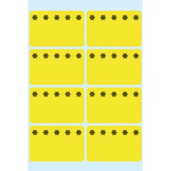 HERMA Tiefk&uuml;hletiketten 26x40mm 3771 gelb 48 St&uuml;ck