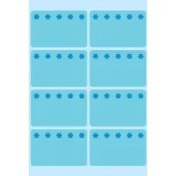 HERMA Tiefk&uuml;hletiketten 26x40mm 3773 blau 48 St&uuml;ck