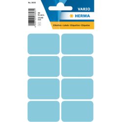 HERMA Etiketten 25&times;40mm 3693 blau 40 St&uuml;ck