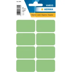 HERMA Etiketten 25&times;40mm 3695 gr&uuml;n 40 St&uuml;ck