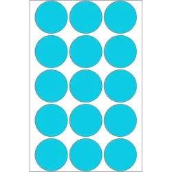 HERMA Markierungspunkte 32mm 2273 blau 480 St./32 Blatt