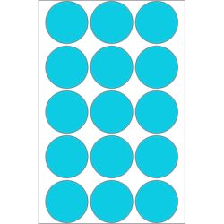 HERMA Markierungspunkte 32mm 2273 blau 480 St./32 Blatt